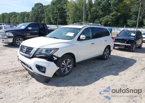 2017 Nissan Pathfinder Sl z USA, uszkodzony, nr VIN 5N1DR2MN0HC908933